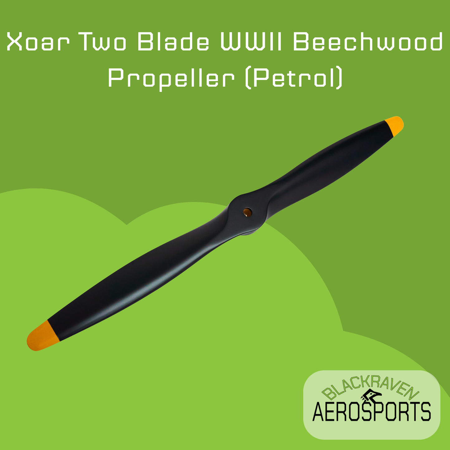 Xoar Two Blade WWII Beechwood Propeller (Petrol)