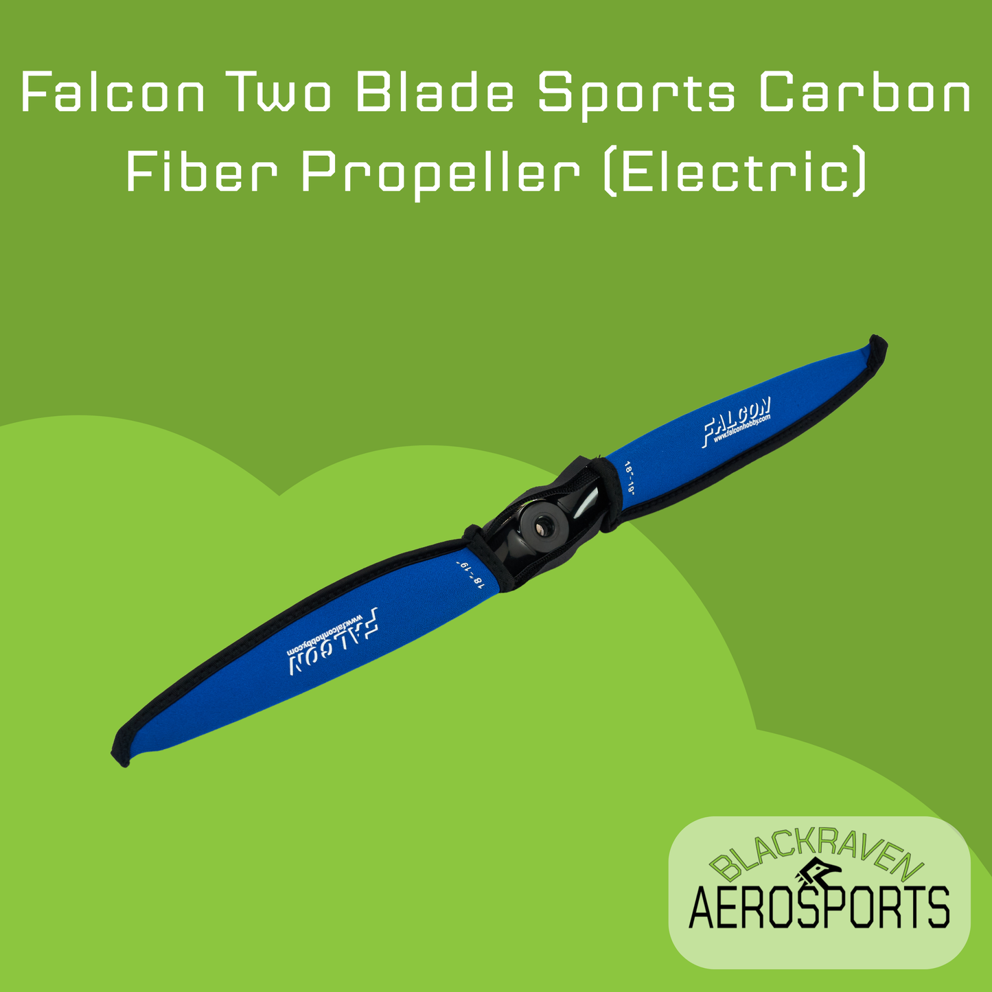 Falcon Two Blade Sports Carbon Fiber Propeller (Electric)