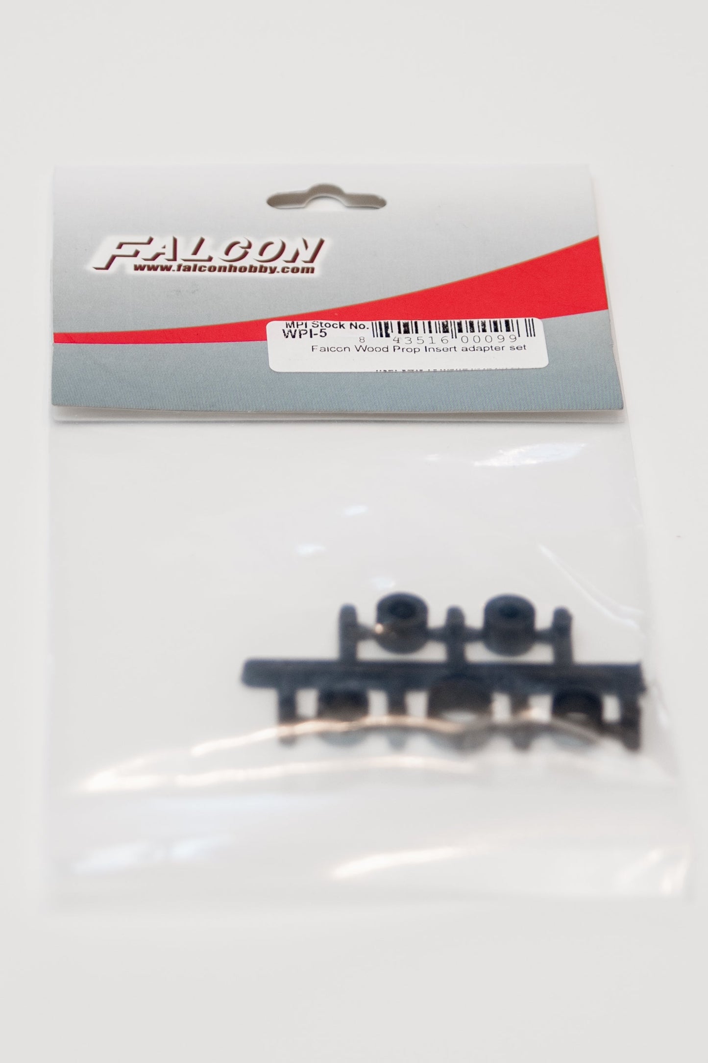 Falcon prop inserts/reducers for RC planes, designed for adjusting propeller sizes and ensuring a secure fit.