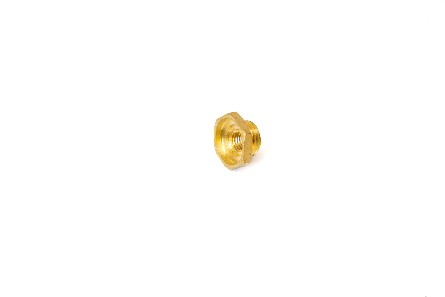 RCEXL CM-6 / 10mm to 1/4-32" Spark Plug Bushing Adapter (Brass) Conversion Kit
