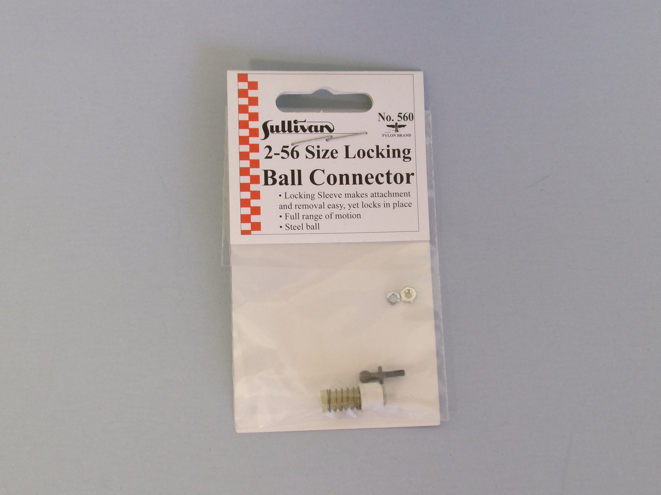 Nylon 2-56 Ball Connector