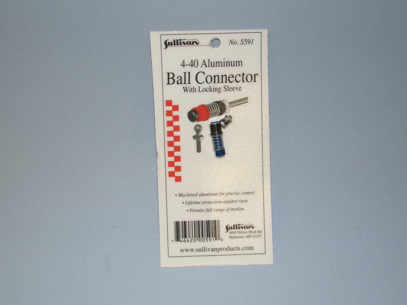 4-40" Ball Connector