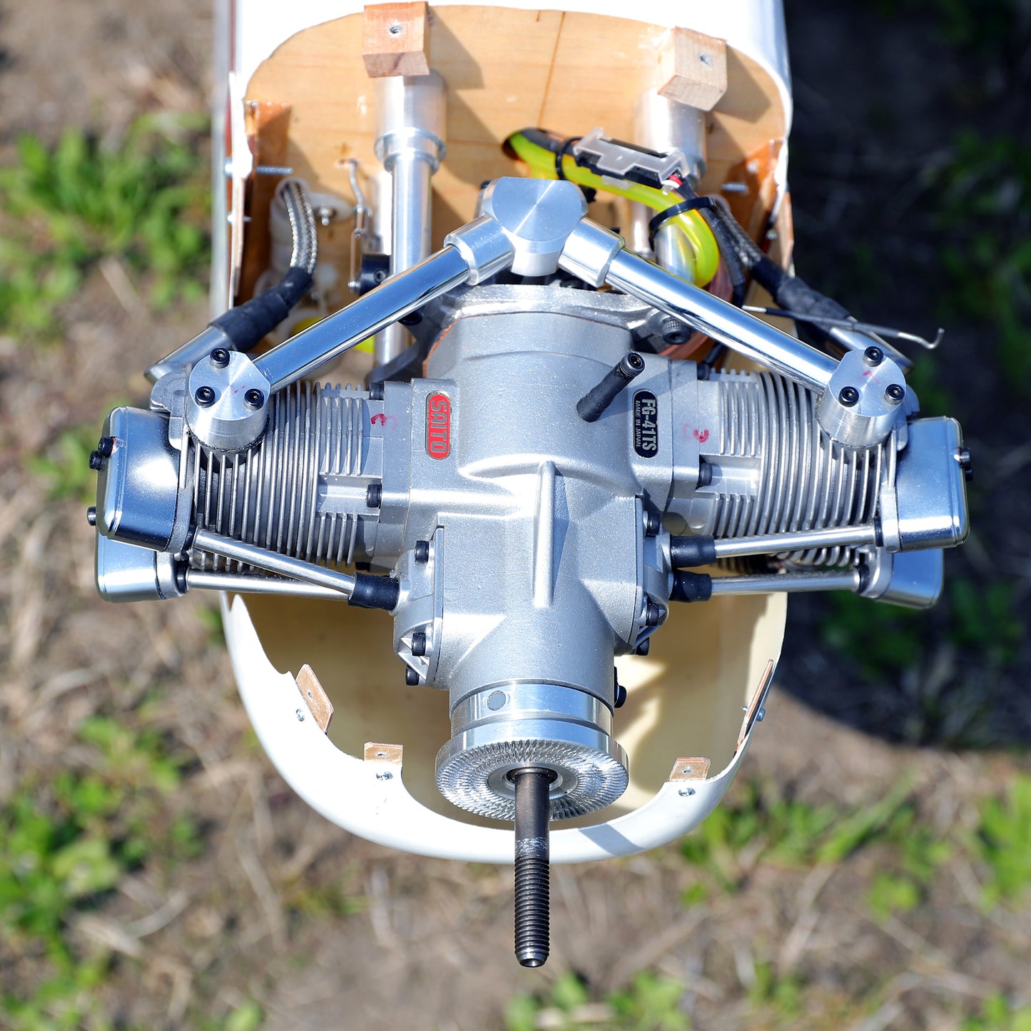 Saito FG-41TS Four-Stroke Petrol Engine