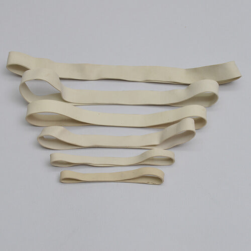 White rubber bands