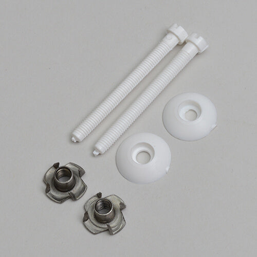 Nylon Wingfix Bolt M6 + washer & captive nut 2 per Pkt