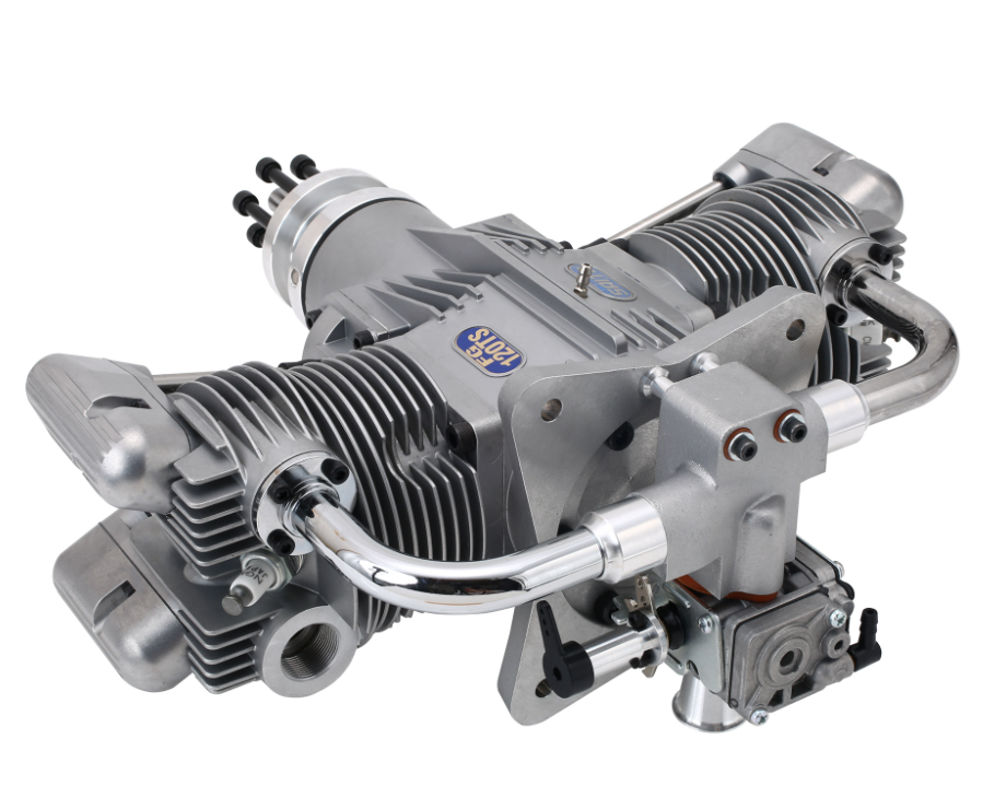 Saito FG-120TS (120cc) Twin 4-Stroke Petrol Engine