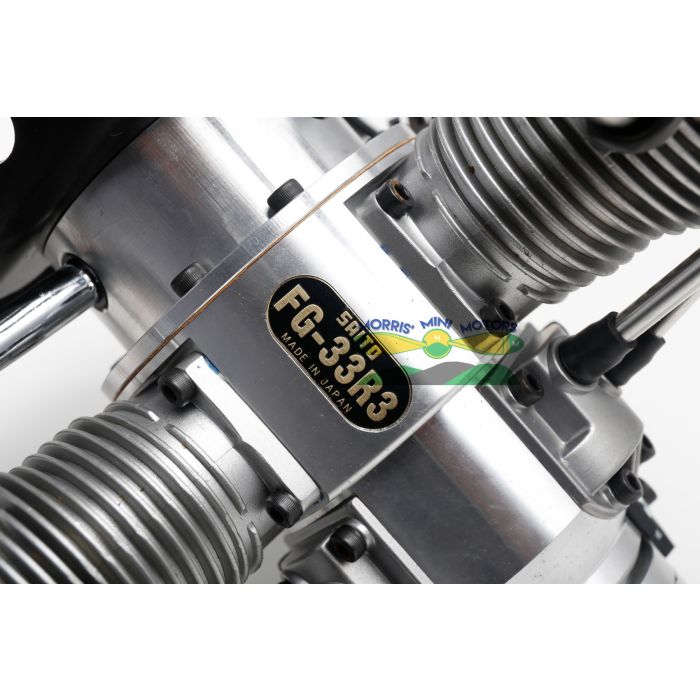 Saito FG-33 R3 Radial 4 Stroke Engine With MMM Full Upgrade