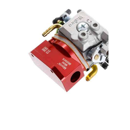 OS Gemini FT Twin Cylinder 4 Stroke Engine Carburettor Conversion Kit (240 & 300): OS Gemini FT twin cylinder 4 stroke engine carburetor conversion kit, available for 240cc and 300cc engines, enhancing fuel delivery in RC aircraft.