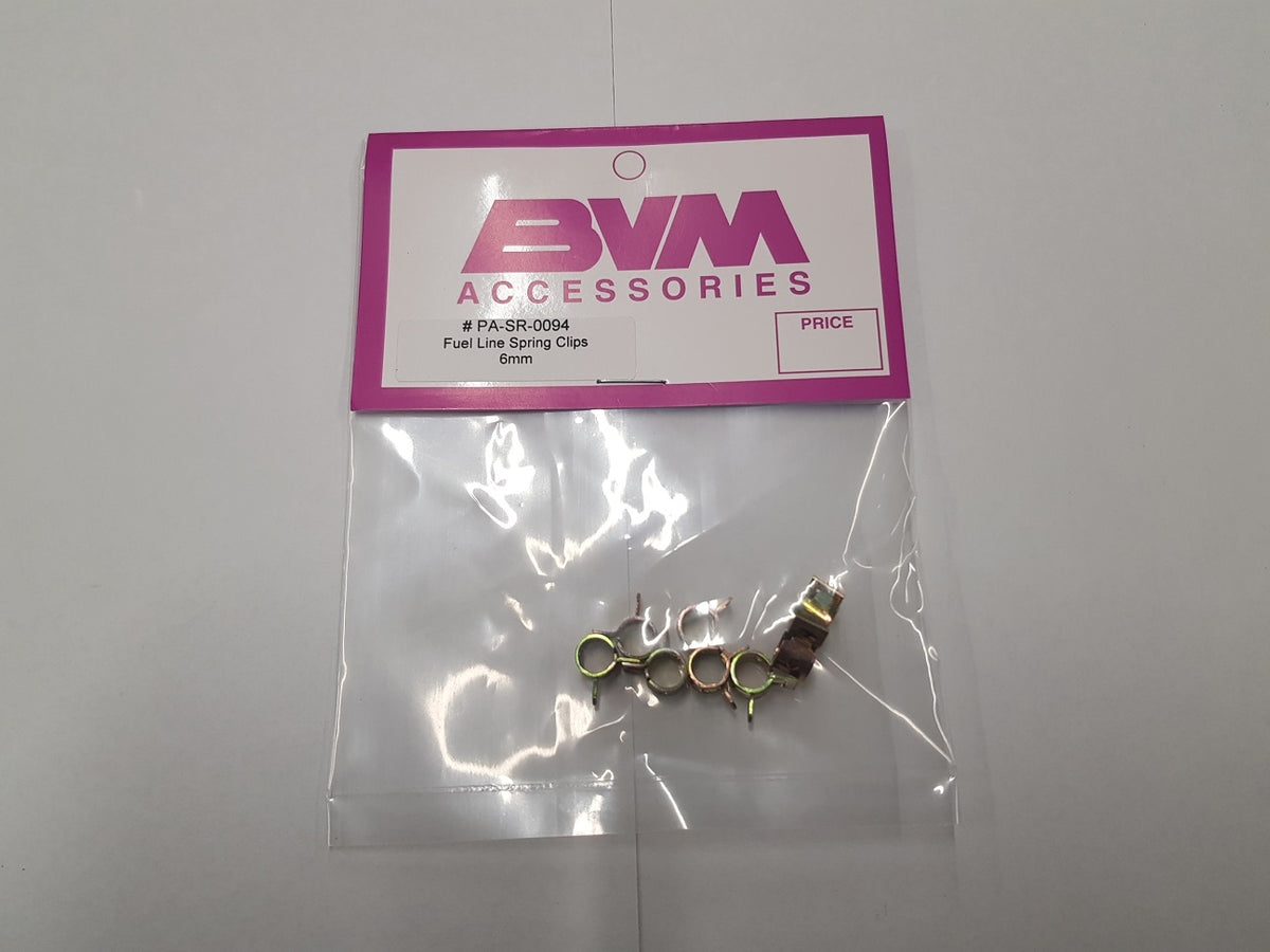 BVM Fuel Line Spring Clips - 6mm PA-SR-0094