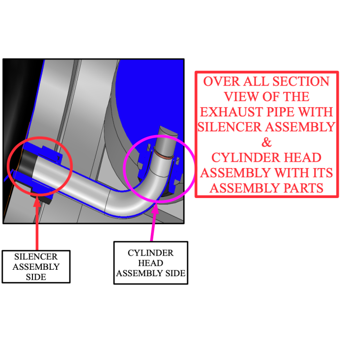 ASP FS-400 5 Cylinder Radial 4 Stroke Engine Glow Exhaust Ring Header Pipes NOT Included