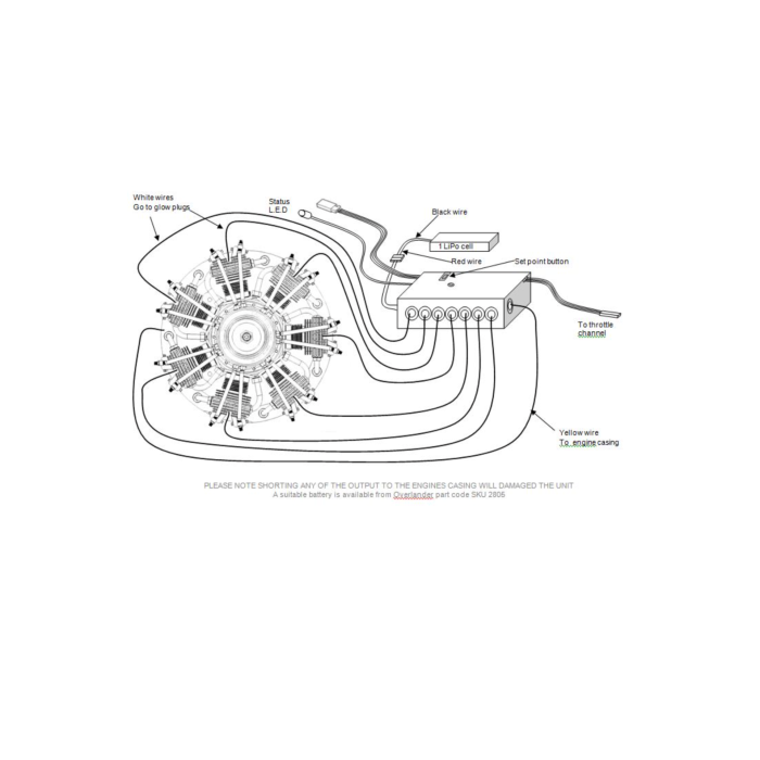 LiPo Glow Driver 7 Cylinder