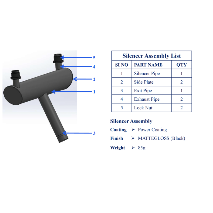 FG-41T Pitts Style Exhaust
