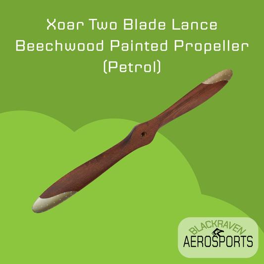 Xoar Two Blade Lance Beechwood Painted Propeller (Petrol)