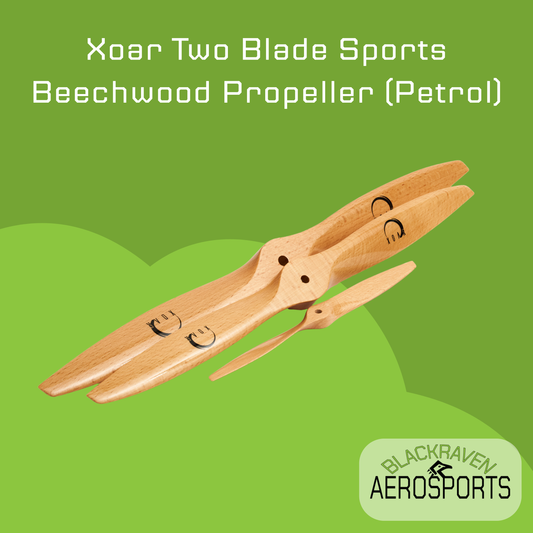 Xoar Two Blade Sports Beechwood Propeller (Petrol) (10’)