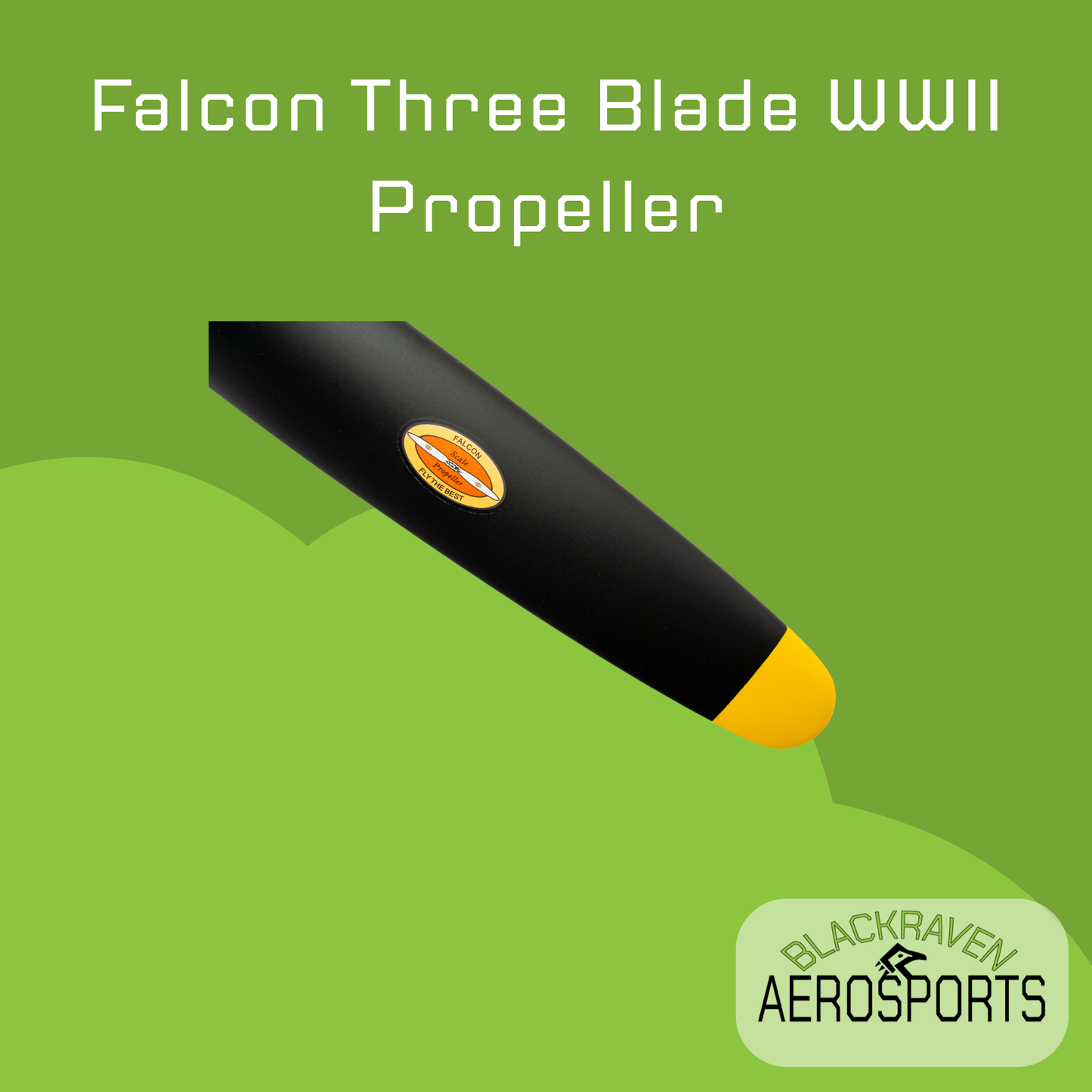 Falcon Three Blade WWII Propeller (Petrol)