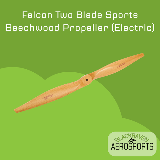 Falcon Two Blade Sports Beechwood Propeller (Electric)
