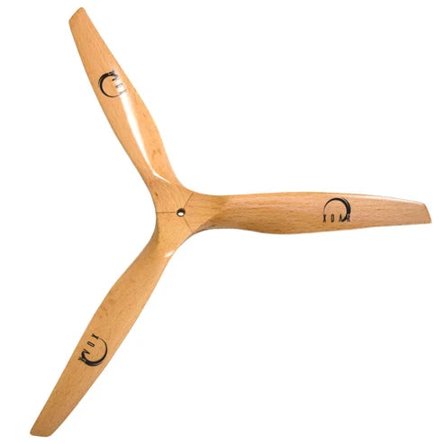 Xoar Three Blade Sports Beechwood Propeller (Electric) (10’-22’)