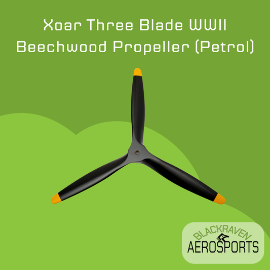 Xoar Three Blade WWII Beechwood Propeller (Petrol)