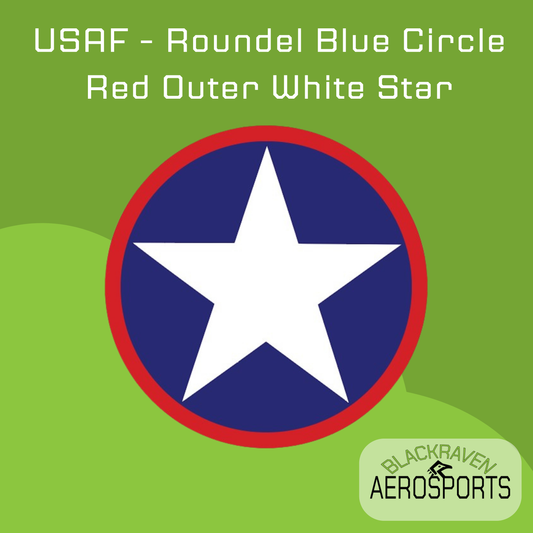 USAF - Roundel Blue Circle Red Outer White Star