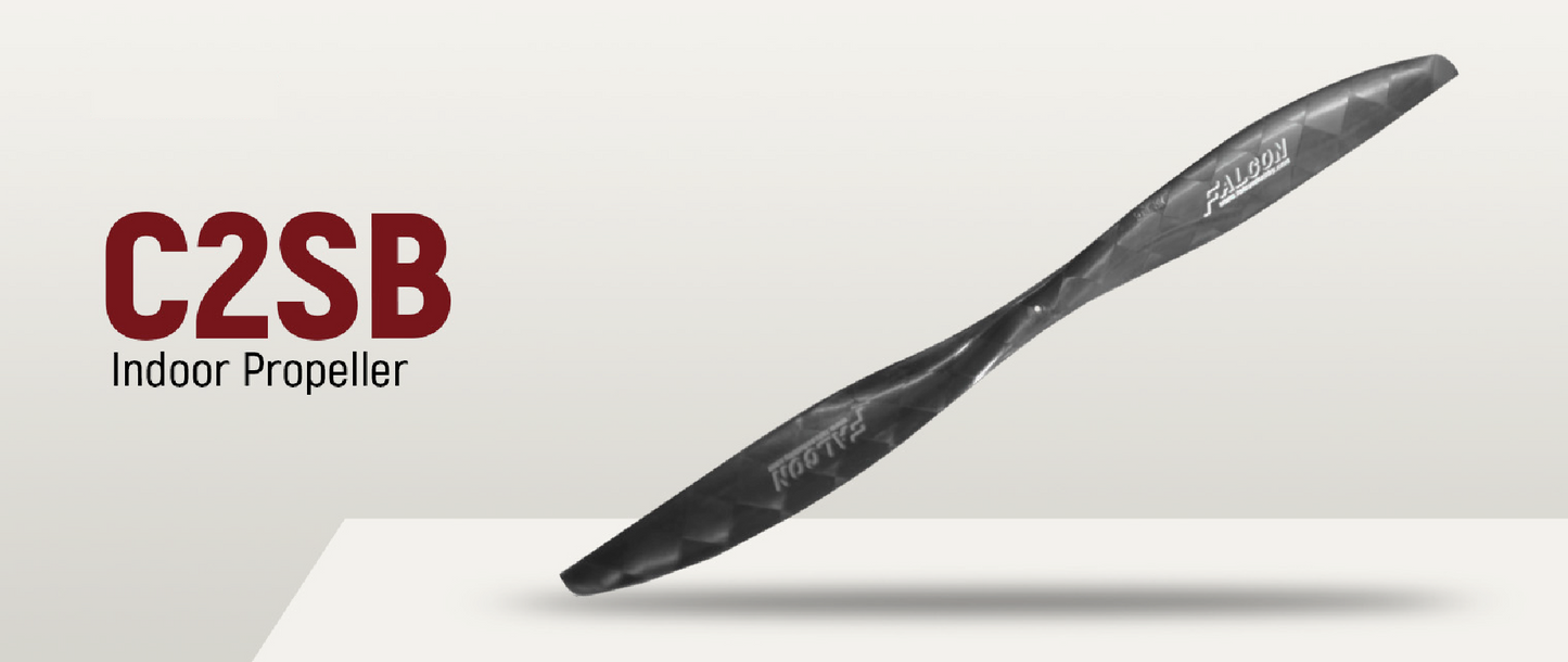 Falcon C2SB Indoor 2 blade Propeller Carbon (Electric)