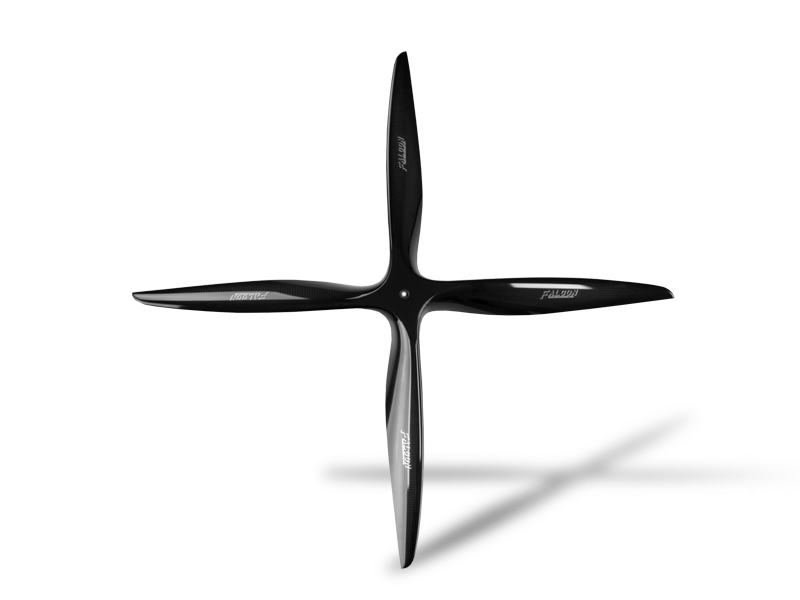 Falcon C4D 4 blade Propeller Carbon (Petrol)