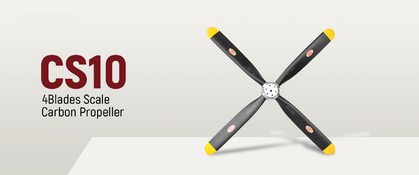 Falcon CS10 4 blade Propeller Carbon (Petrol)