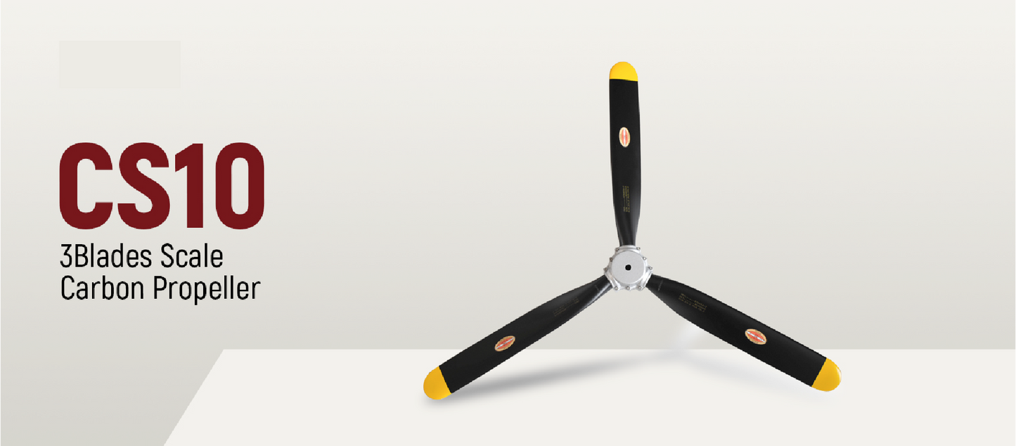Falcon CS10 3 blade Propeller Carbon (Petrol)