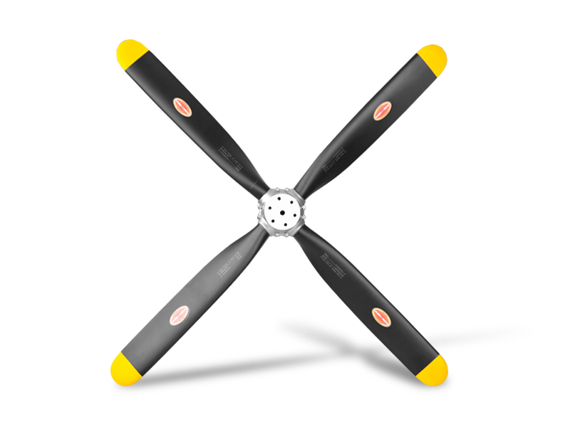 Falcon CS10 4 blade Propeller Carbon (Petrol)