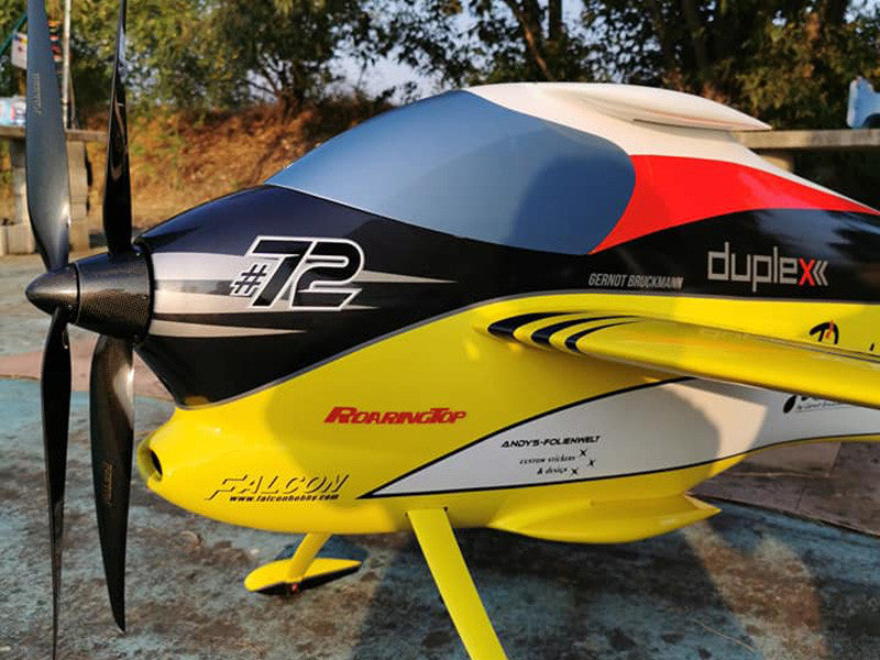 Falcon C2CR Contra Rotation 4 blade Propeller Carbon (Electric)