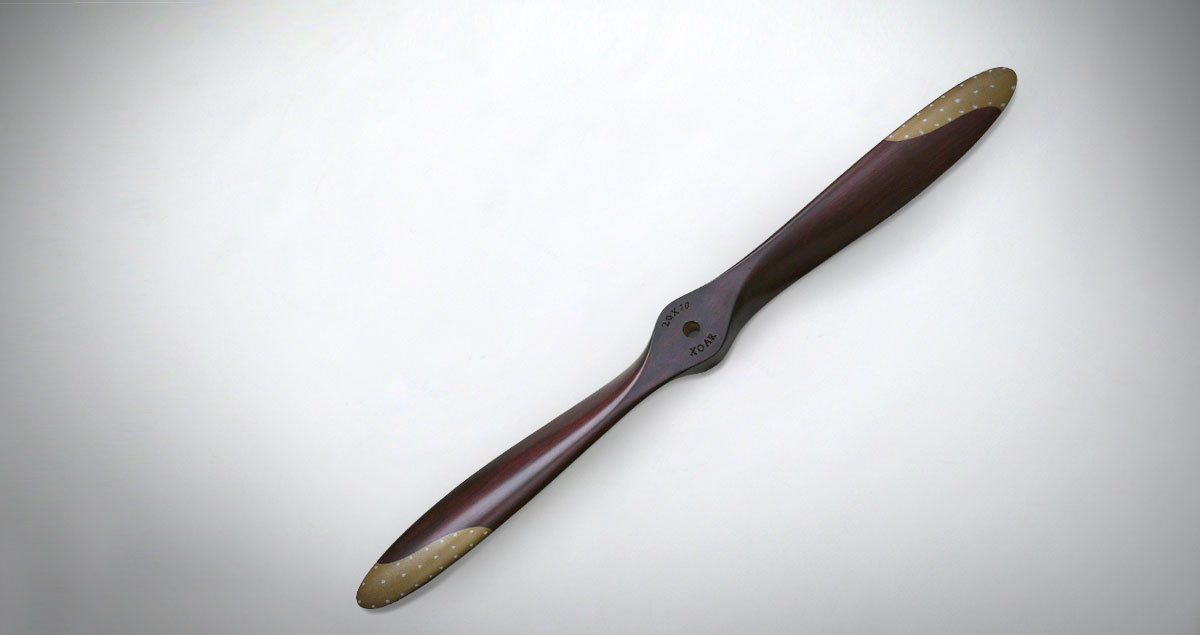 Xoar Two Blade Lance Beechwood Painted Pusher Propeller (Petrol)
