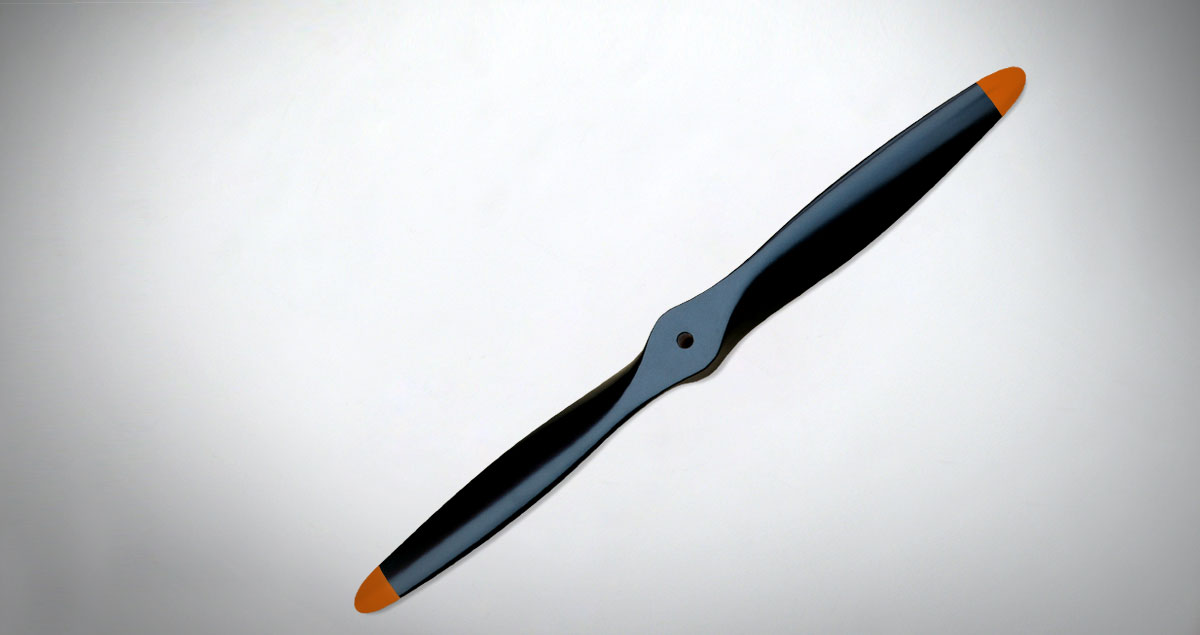 Xoar Two Blade WWII Beechwood Painted Pusher Propeller (Petrol)