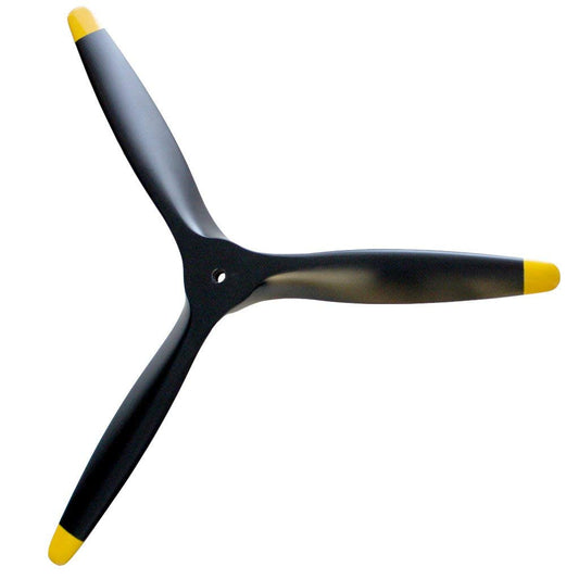 Xoar Three Blade WWII Beechwood Propeller Precision Pair CW & CCW (Petrol)
