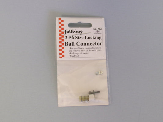 Nylon 2-56 Ball Connector