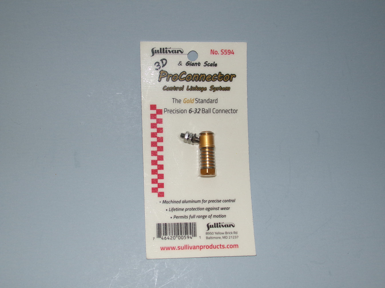 6-32" Ball Connector