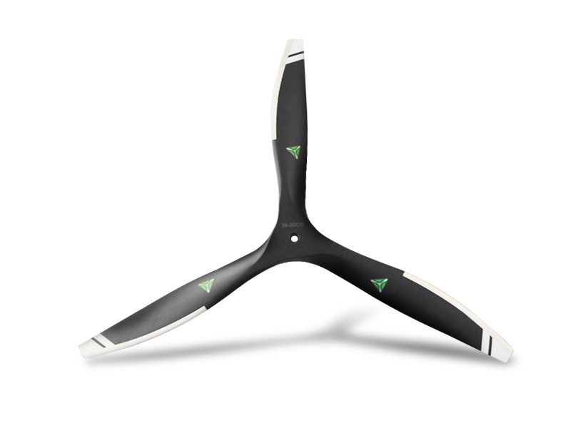 Falcon S6 3 blade Propeller Beechwood (Petrol)