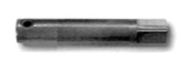 4” Shaft end, 5/8” OD, 1/2” Square Drive