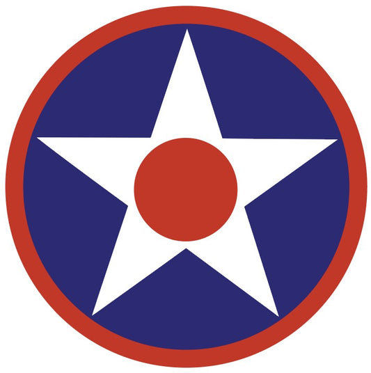 USAF - Roundel Blue Circle White Star Red Centre V2