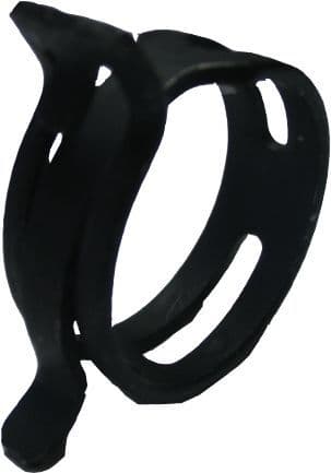 MTW CL3 Clamp 28mm Diameter: MTW CL3 clamp, 28mm diameter, designed for secure mounting of exhaust tubes in RC planes.