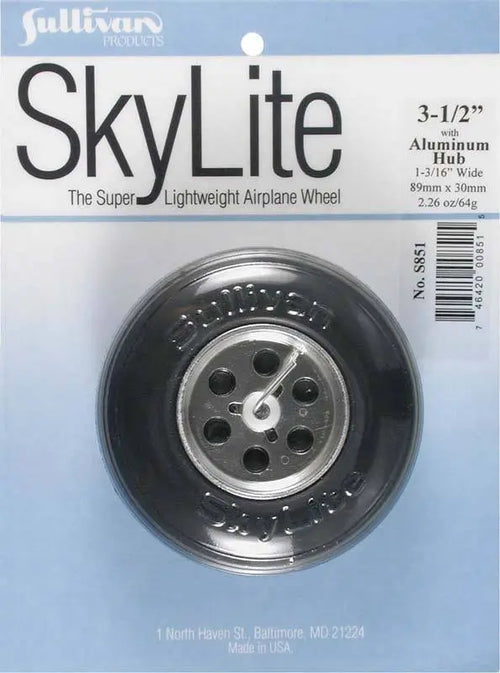 Sullivan 3.5" Skylite Wheel with Aluminum Hub (1 wheel)