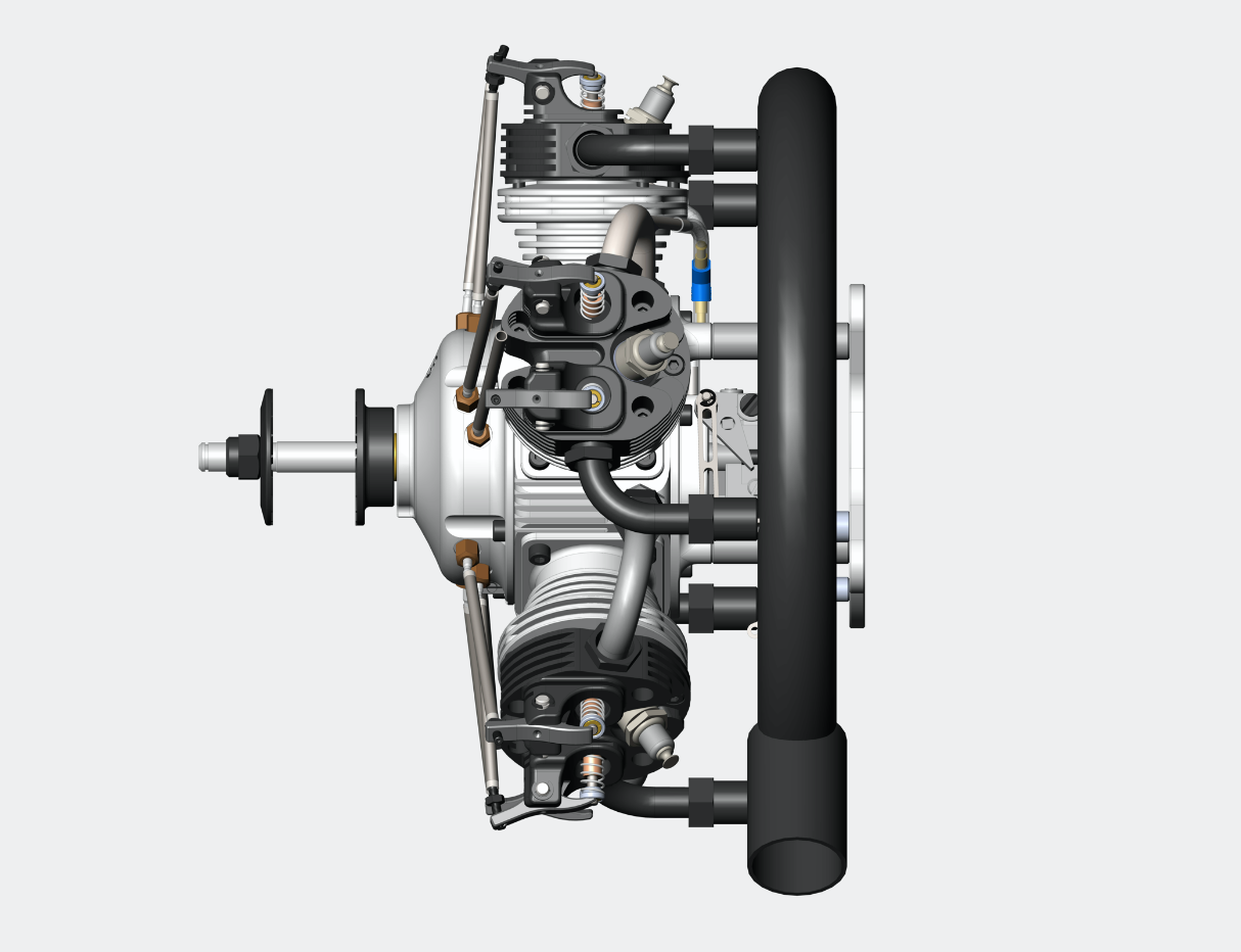 UMS 125cc Gas 5 Cylinder Engine with Pump