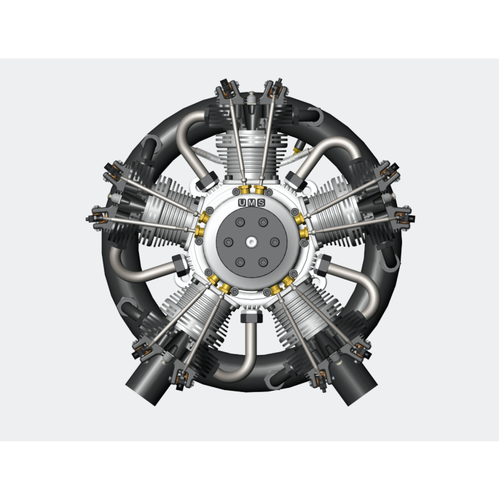 UMS 210cc Gas 5 Cylinder Engine with Pump
